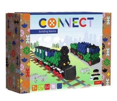 okładka Klocki Connect - Pociąg / Ciężarówka L TREFL książka