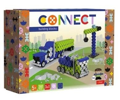 okładka Klocki Connect - Ciężarówka / Teren budowy L TREFL książka