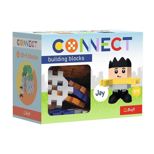 okładka Klocki Connect - Pocket 30 Boy: Jay TREFL książka