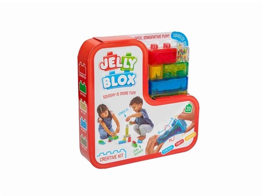 okładka Jelly Blox klocki Creative Kit książka