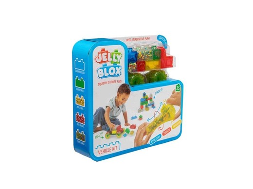 okładka Jelly Blox klocki Vehicle Kit książka