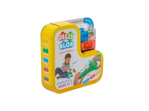 okładka Jelly Blox klocki Newbie Kit książka