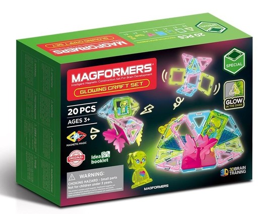 okładka Magformers Glowing Craft 20el książka