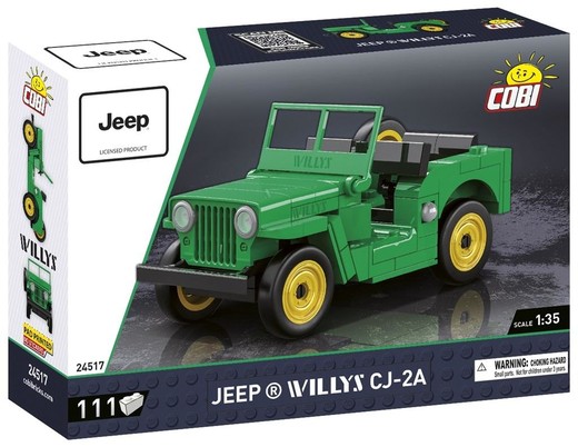 okładka Jeep Willys CJ-2A zielony książka