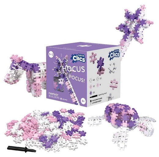 okładka Nano Clics Klocki 5w1 - Konstruktorzy 125el książka