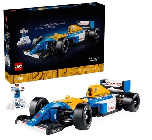 okładka LEGO(R) ICONS 10353 Williams Racing FW14B i Nigel książka