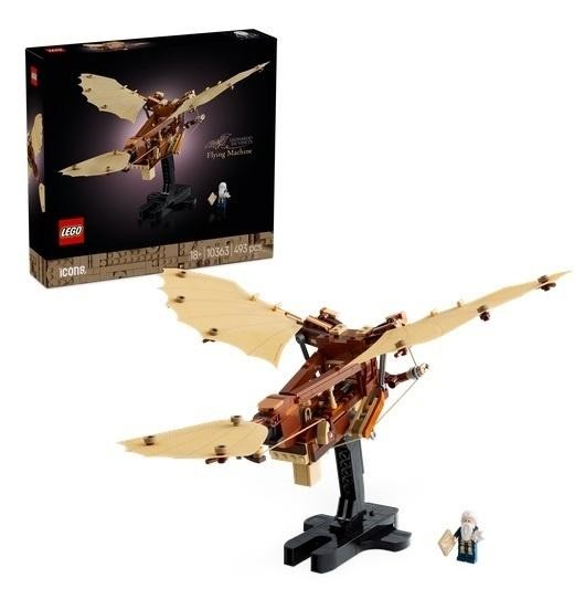 okładka LEGO(R) ICONS 10363 Maszyna latająca Leonarda da Vin książka