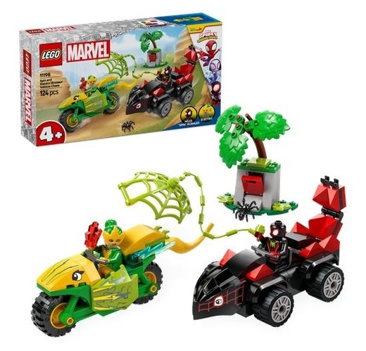 okładka LEGO(R) SPIDEY 11198 Pościg Spina za Electro w dino książka