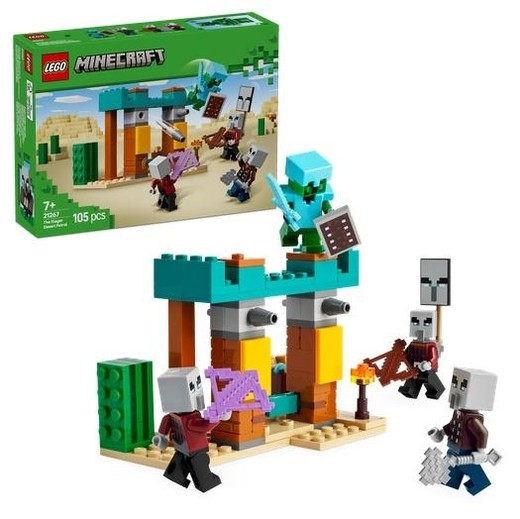 okładka LEGO(R) MINECRAFT 21267 Pustynny patrol złosadników książka