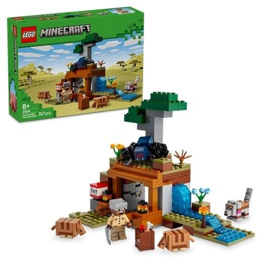 okładka LEGO(R) MINECRAFT 21269 Wyprawa do pancernikowej kop książka