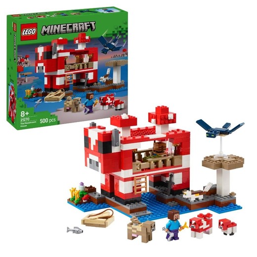okładka LEGO(R) MINECRAFT 21270 Dom grzybowej krowy książka