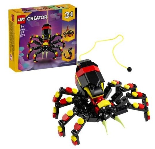 okładka LEGO(R) CREATOR 31159 Dzikie zwierzęta pająk książka