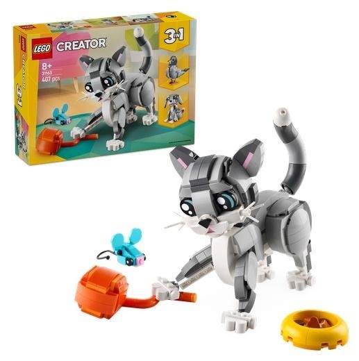 okładka LEGO(R) CREATOR 31163 Psotny kot książka
