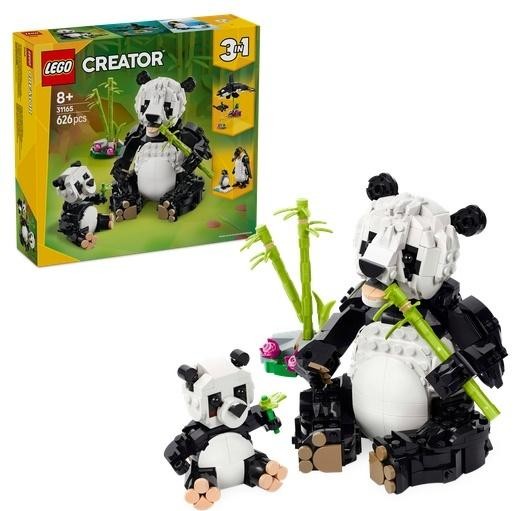 okładka LEGO(R) CREATOR 31165 Dzikie zwierzęta: rodzina pand książka