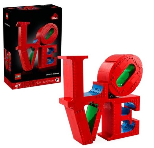 okładka LEGO(R) ART 31214 LOVE książka