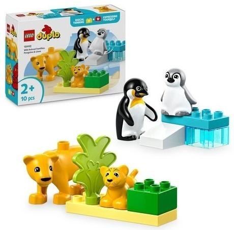 okładka LEGO(R) DUPLO 10442 Rodziny dzikich zwierząt książka