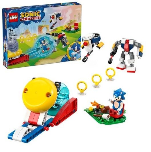 okładka LEGO(R) SONIC 77001 Sonic i biwakowa bitwa książka