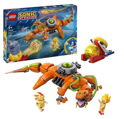 okładka LEGO(R) SONIC 77003 Super Shadow kontra Biolizard książka