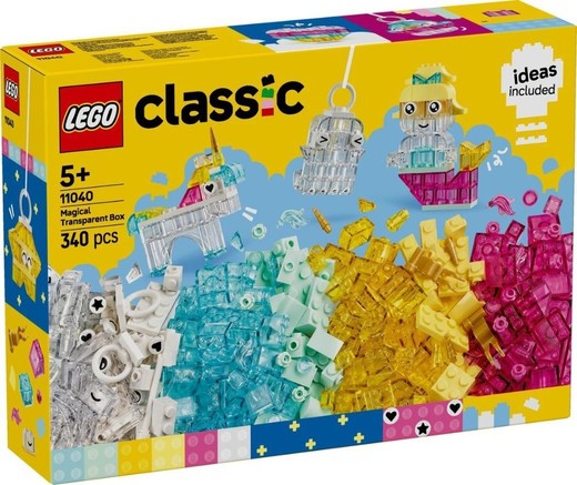 okładka LEGO(R) CLASSIC 11040 Magiczny zestaw z przezroczyst książka