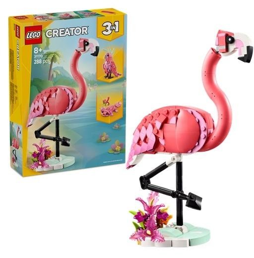 okładka LEGO(R) CREATOR 31170 Dzikie zwierzęta: róż flaming książka