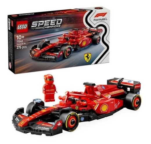 okładka LEGO(R) SPEED CHAMPIONS 77242 Bolid F1 Ferrari SF-24 książka