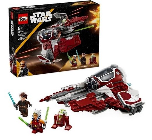 okładka LEGO(R) STAR WARS 75401 Interceptor Jedi Ahsoki książka