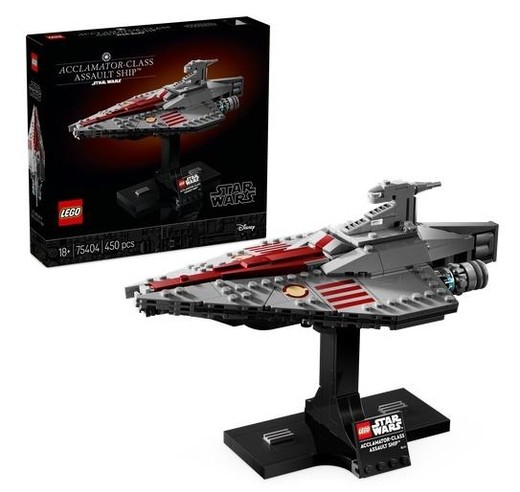 okładka LEGO(R) STAR WARS 75404 Krążownik Acclamator książka