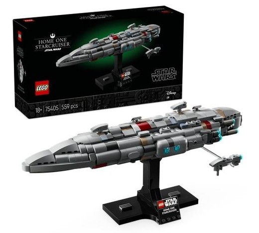 okładka LEGO(R) STAR WARS 75405 Krążownik typu Home One książka