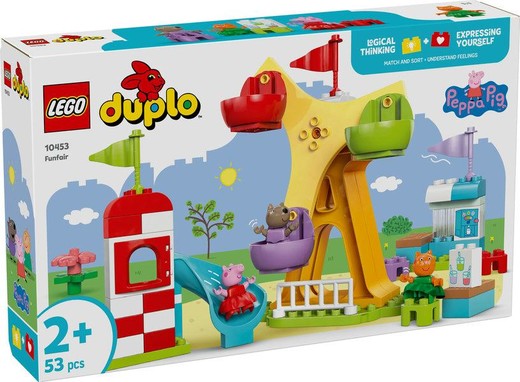 okładka LEGO(R) DUPLO 10453 Peppa Pig Wesołe miasteczko książka