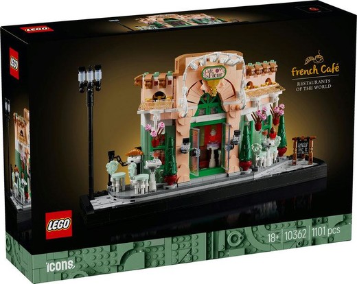 okładka LEGO(R) ICONS 10362 Francuska kawiarenka V29 książka