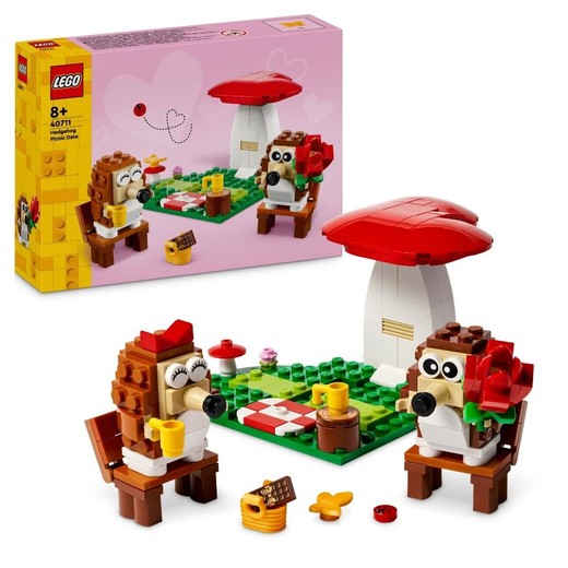 okładka LEGO(R) ICONIC 40711 Piknik pary jeżyków książka