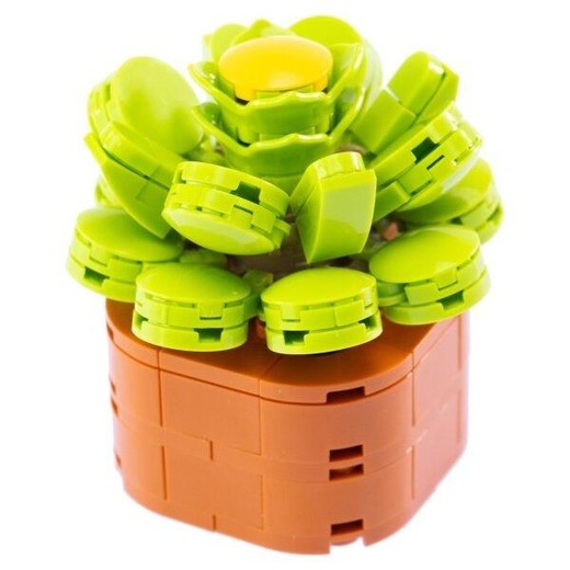 okładka Klocki Mini Kwiaty Aeonium 136el książka
