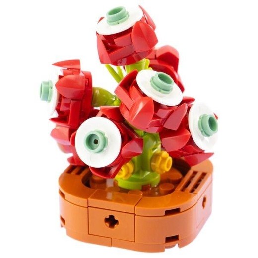 okładka Klocki Mini Kwiaty Szlumbergera 136el książka
