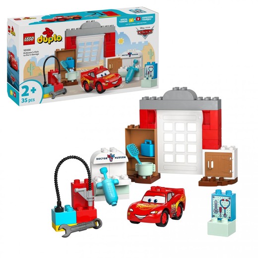 okładka LEGO(R) DUPLO 10456 Wizyta McQueena w warsztacie książka