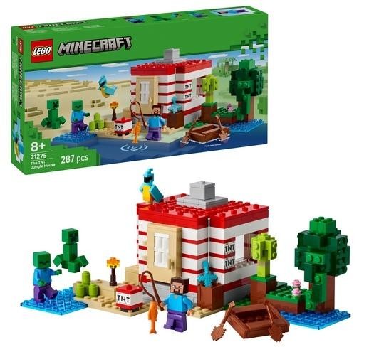 okładka LEGO(R) MINECRAFT 21275 Dom w dżungli książka