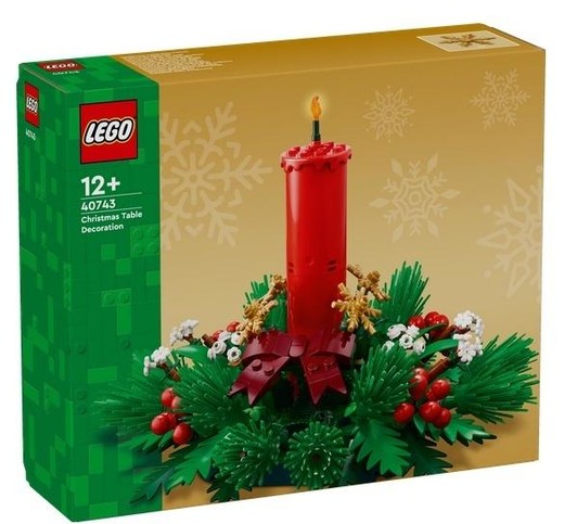 okładka LEGO(R) ICONIC 40743 Świąteczna dekoracja stołu książka