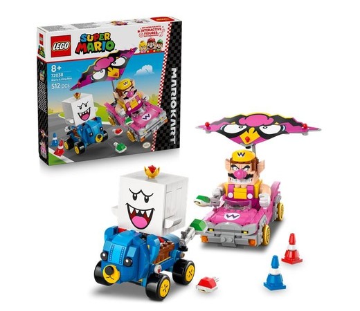 okładka LEGO(R) SUPER MARIO 72038 Mario Kart(TM) - Wario i King książka