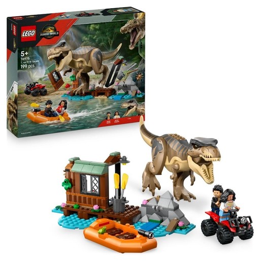 okładka LEGO(R) JURASSIC WORLD 76975 Ucieczka rzeką książka