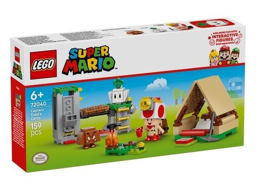 okładka LEGO(R) SUPER MARIO 72040 Captain Toad i obóz książka