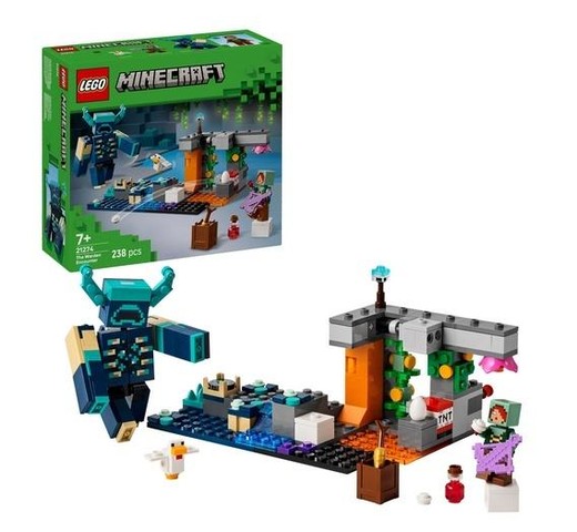 okładka LEGO(R) MINECRAFT 21274 Spotkanie ze strażnikiem książka