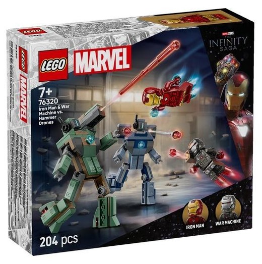 okładka LEGO(R) SUPER HEROES 76320 Iron Man i War Machine książka
