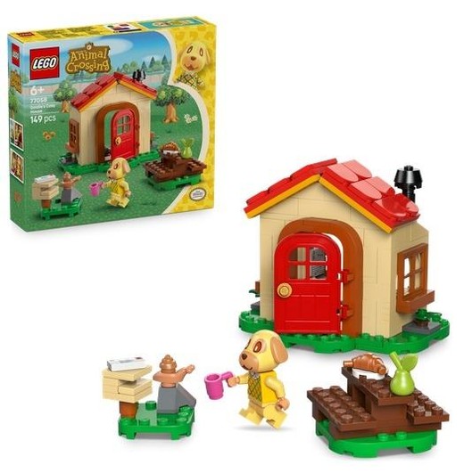 okładka LEGO(R) ANIMAL CROSSING 77058 Przytulny dom Goldie książka