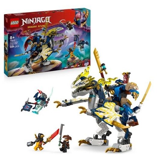 okładka LEGO(R) NINJAGO 71843 Mech smoczego jeźdźca Rogue'a książka