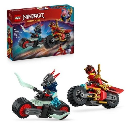 okładka LEGO(R) NINJAGO 71838 Wyścig motocyklowy Kaia książka