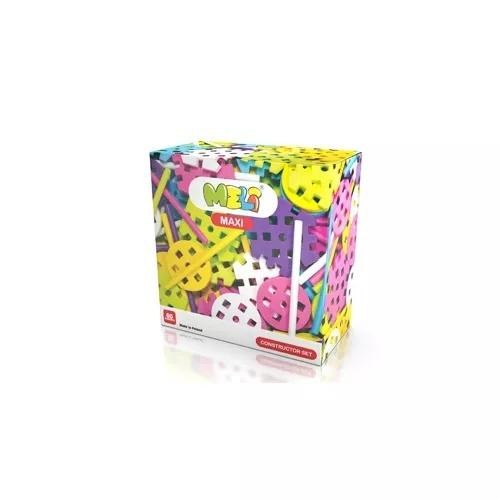 okładka Klocki Meli Maxi Constructor Pink Set 60szt książka