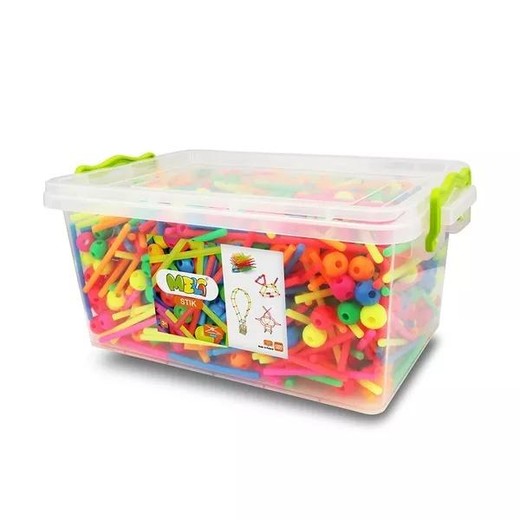 okładka Klocki Meli Stik Neon Edu 1200szt książka