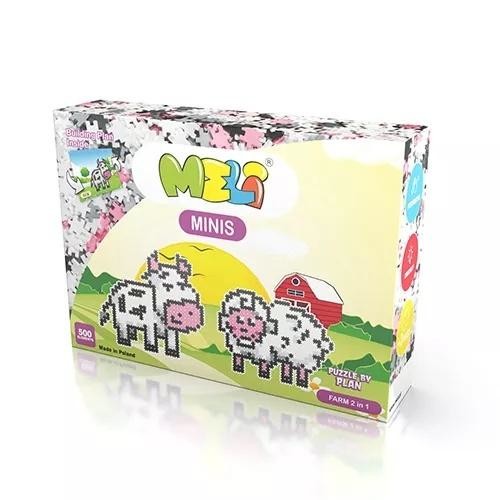 okładka Klocki Meli Minis Farm 2w1 książka