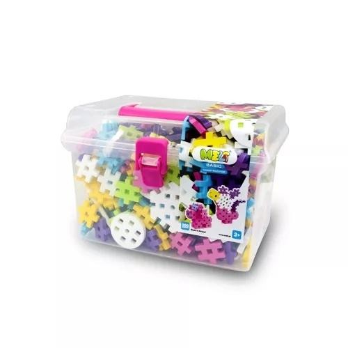 okładka Klocki Meli Basic Constructor Pink Travel Box 500 książka