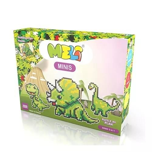 okładka Klocki Meli Minis Dino 3w1 książka