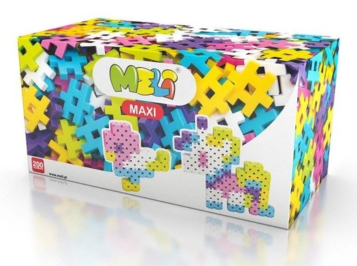 okładka Klocki Meli Maxi Pink 200szt książka